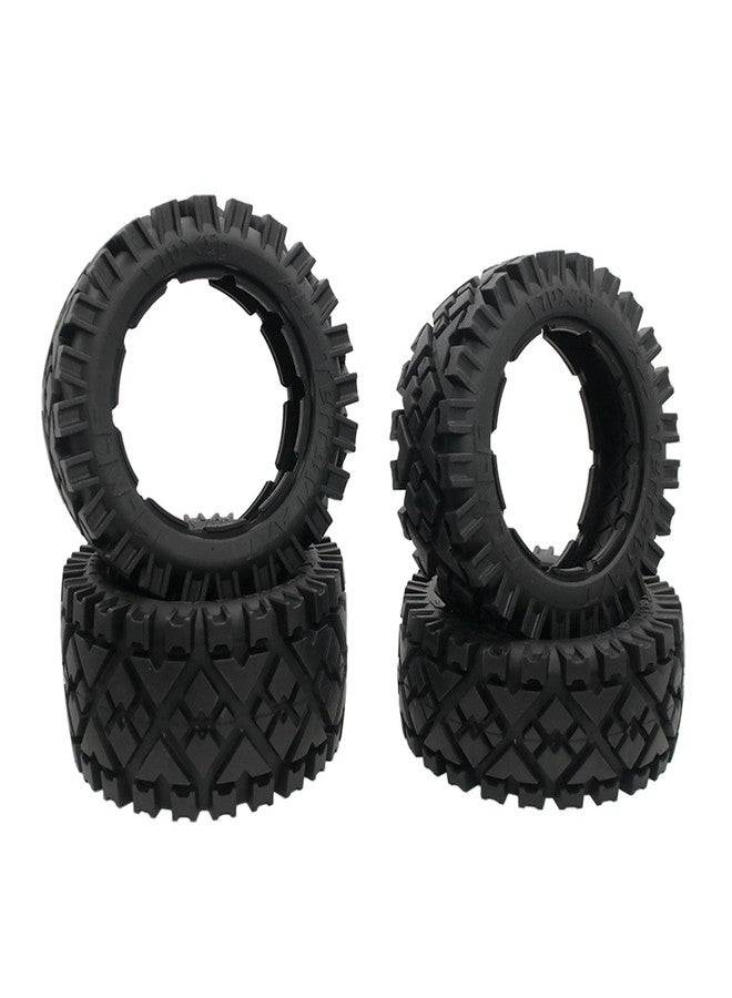 FLMLF All Terrain Wheel Tires Front Rear Tyre Skin for 1/5 HPI ROFUN BAHA ROVAN KM Baja 5B SS Buggy Truck Rc Car Parts - Image 1